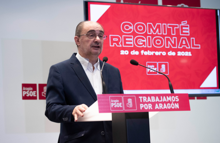 Lambán anuncia con un año de antelación su intención de presentarse a la reelección