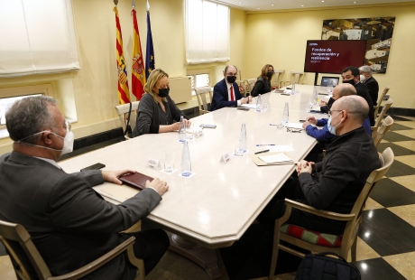 El Presidente Lambán convoca a empresas y agentes sociales para gestionar los fondos Next Generation