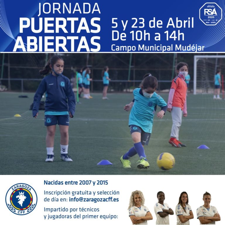 Jornada de puertas abiertas organizada por el Zaragoza CFF