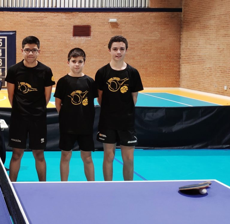 Los equipos aragoneses de Tenis de Mesa retoman la competición nacional