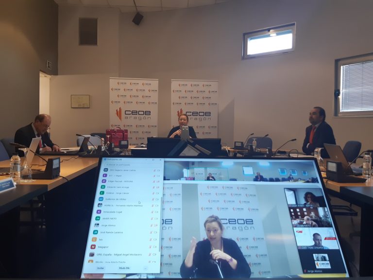 Las empresas transmiten a la Consejera de Economía la necesidad de ayudas urgentes