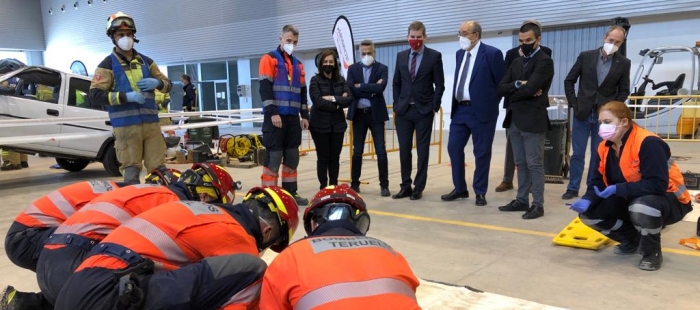 La Academia Aragonesa de Bomberos imparte este año más de 700 horas de formación dentro de los cursos de nuevo ingreso
