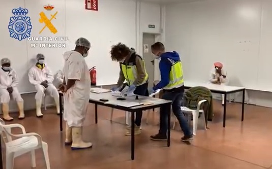 Detenidas  veinte personas por un presunto delito de Falsedad Documental por hacerse pasar por otras personas y trabajar con la documentación de estas