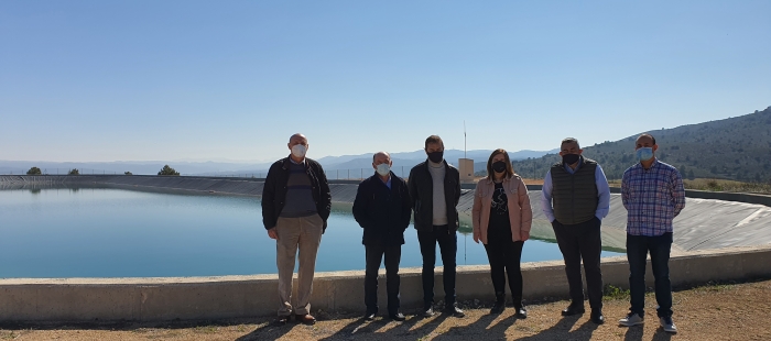 La DGA entrega las obras del regadío social de Mas de las Matas con un acto simbólico