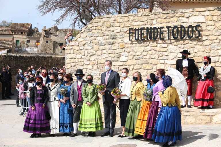 Felipe de Borbón preside el acto de conmemoración del 275 aniversario de Goya en Fuendetodos
