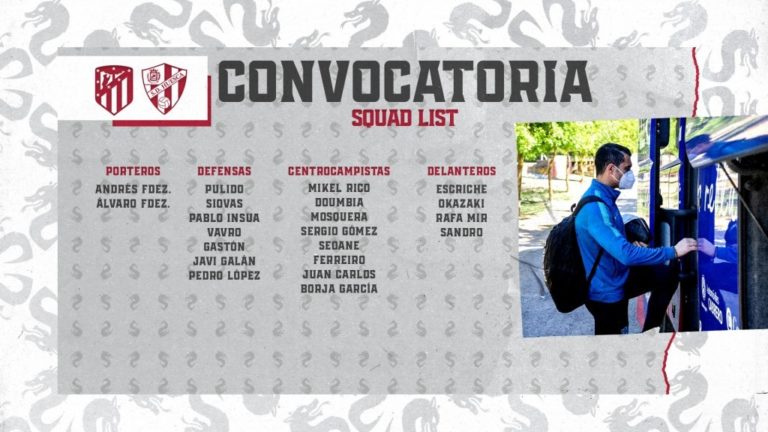 Gastón Silva, principal novedad en la convocatoria ante el Atlético de Madrid