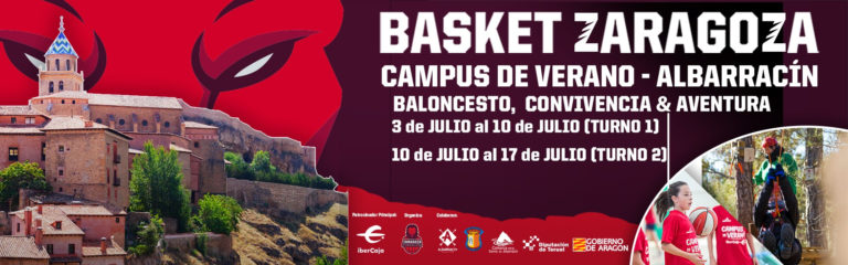 La Fundación Basket Zaragoza organizará el Campus de Albarracín y el Campus Urbano este verano