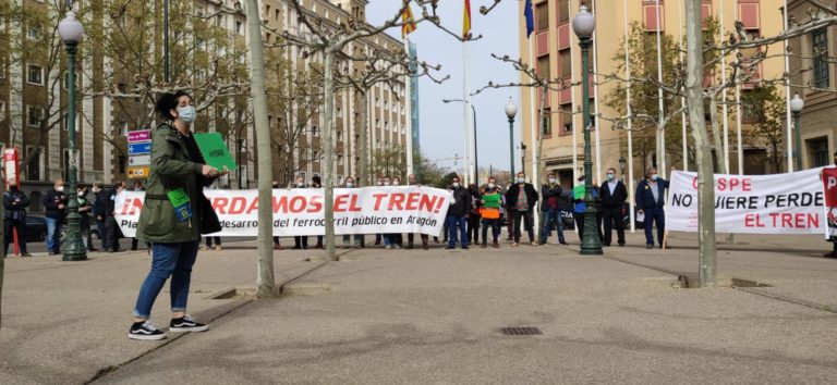 En Común-IU hace un llamamiento a participar en las convocatorias por la defensa del tren