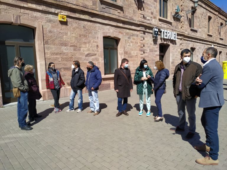 CHA reafirma en Teruel su apuesta por el tren convencional y reclama al Estado que mejore y asuma el coste de los servicios