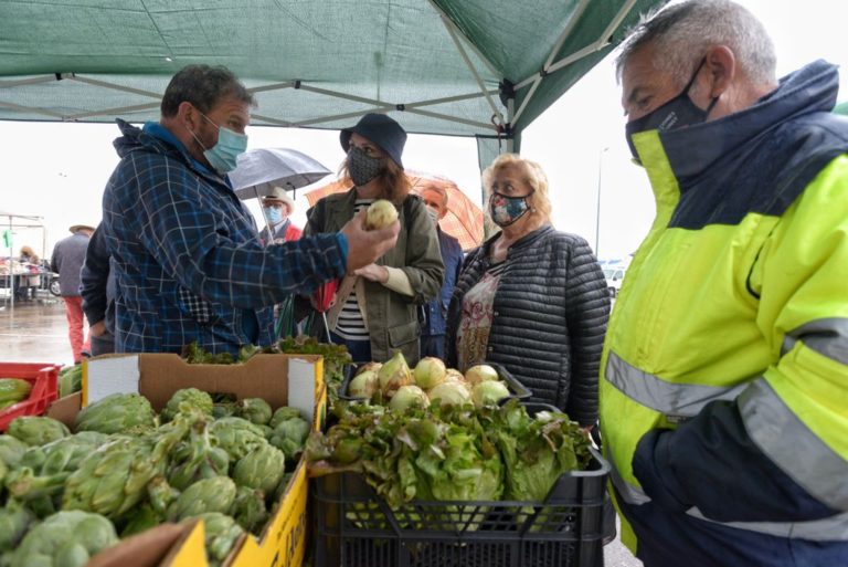 El mercado del rastro incorpora puestos de venta de horticultores
