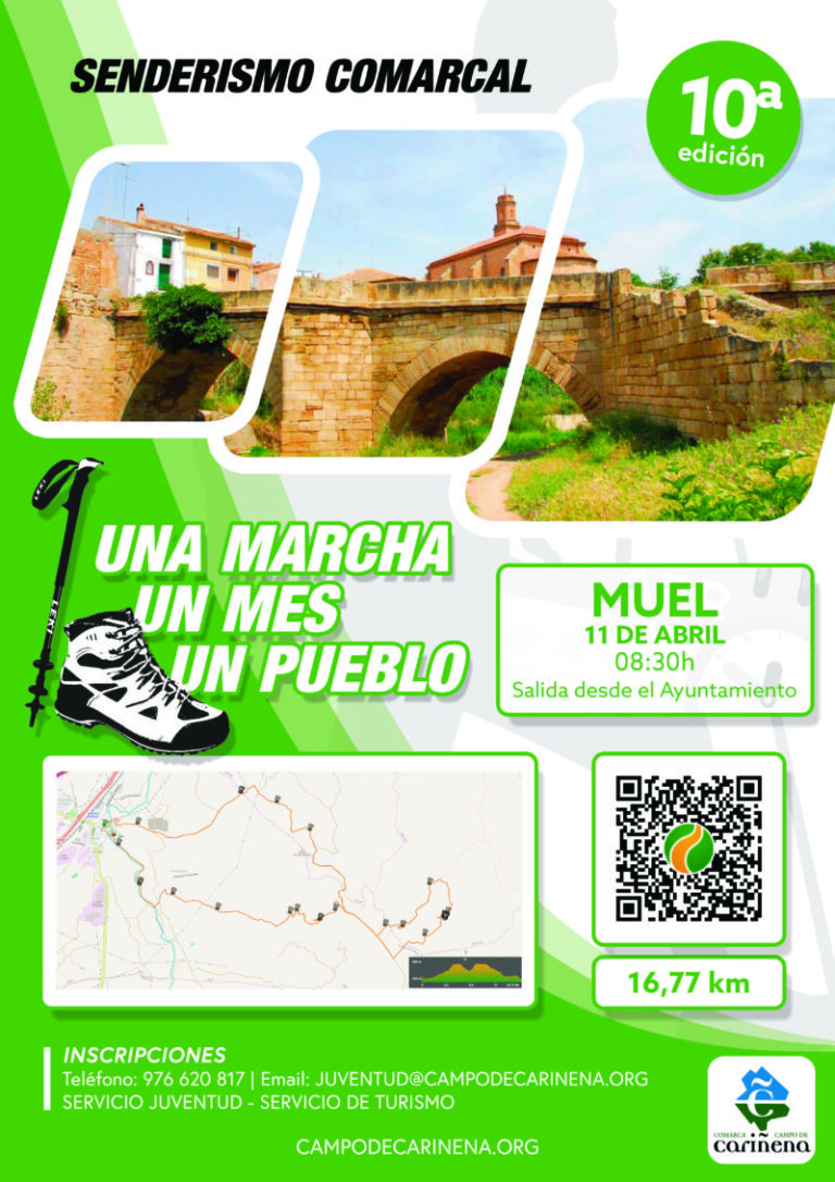 Muel acoge la cuarta marcha senderista de la Comarca del Campo de Cariñena