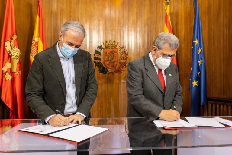 El Ayuntamiento de Zaragoza y la Universidad impulsan un programa de alojamiento para la comunidad universitaria en la futura residencia de Pontoneros