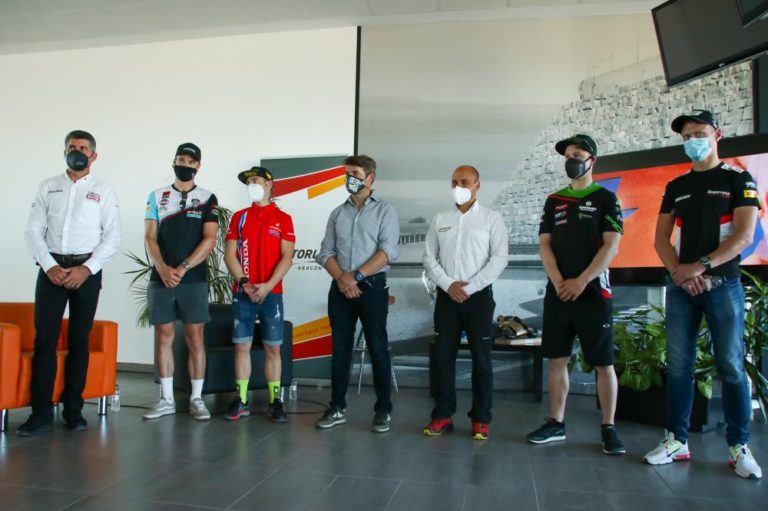 MotorLand Aragón homenajea a Carlos Checa en la conmemoración de los 10 años de su pódium en el Campeonato Mundial Motul FIM de Superbike