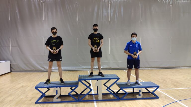 Estos fueron los resultados de los Campeonatos de Aragón individual infantil y juvenil de tenis de mesa