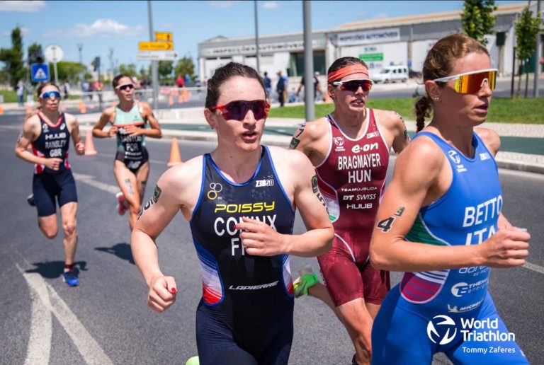 Marta Pintanel realizó su debut en la Copa del Mundo de Triatlón con la selección española