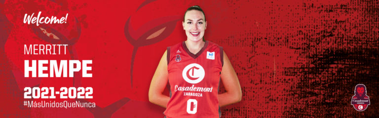 Merrit Hempe, segunda incorporación para la próxima temporada de Casademont Zaragoza