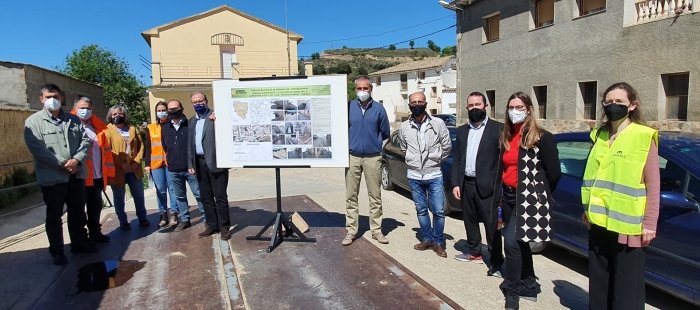 La DGA propone una pasarela en Azanuy sobre la carretera A-2215