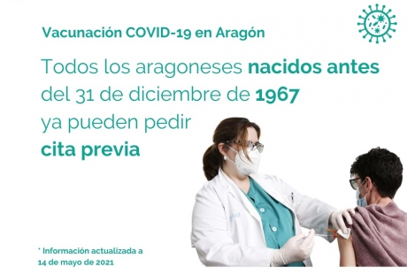 Abiertas las citaciones para la vacuna contra el COVID-19 para los nacidos en 1966 y 1967