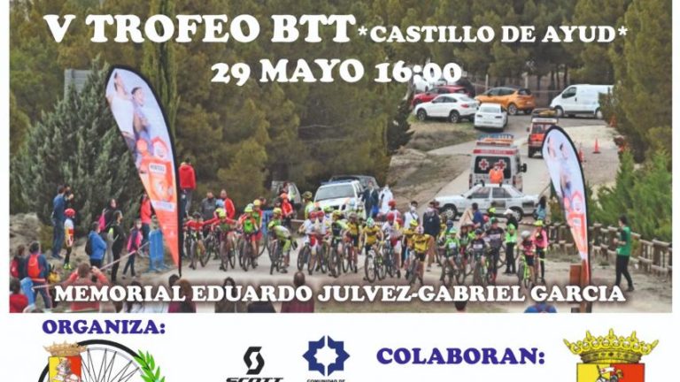 Más de 140 inscritos repartidos en cuatro categorías participarán en el V Trofeo BTT Castillo de Ayud Memorial Eduardo Júlvez-Gabriel García