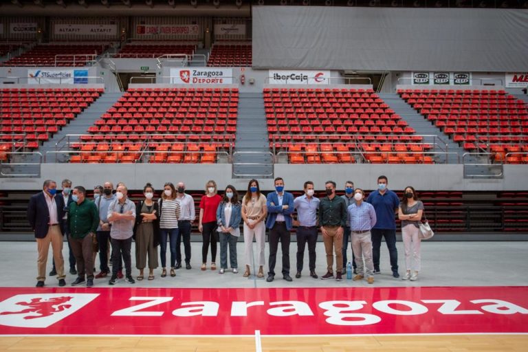 Responsables de grandes pabellones de España se reúnen en Zaragoza para conocer las innovaciones del Príncipe Felipe