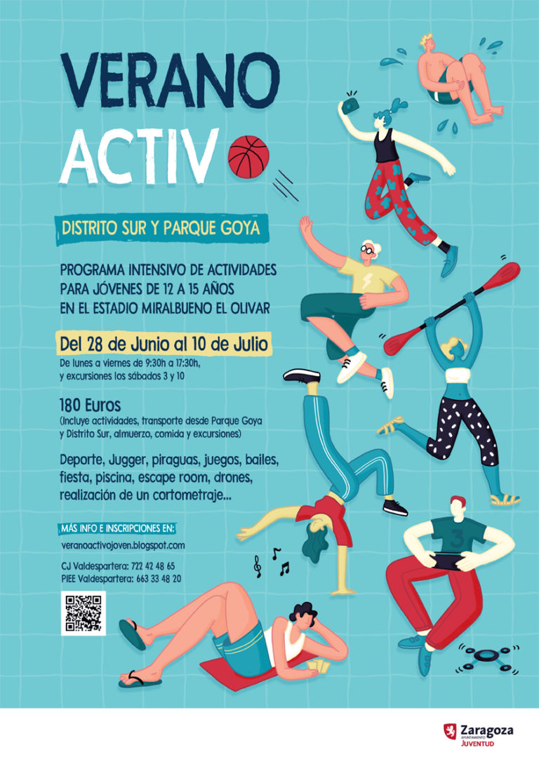 Abierto el plazo de inscripción para Verano Activo 2021, las colonias urbanas para adolescentes de 12 a 15 años