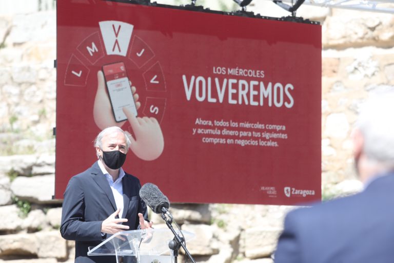 “Volveremos” arranca con devoluciones de hasta el 30% en los comercios y la hostelería de Zaragoza todos los miércoles