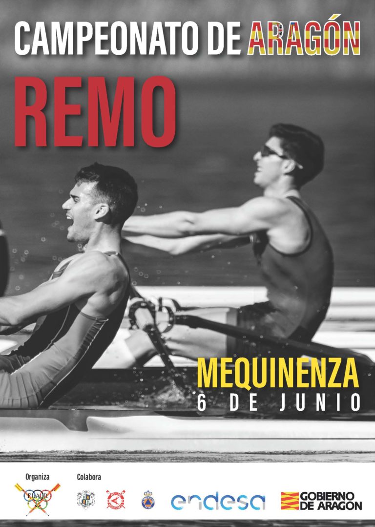 Este domingo se celebra el Campeonato de España de Aragón de remo en Mequinenza