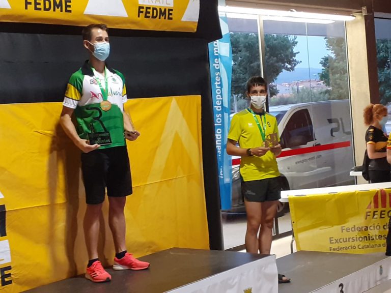 Tres medallas para Aragón en la primera prueba de la Copa de España de Kilómetro Vertical