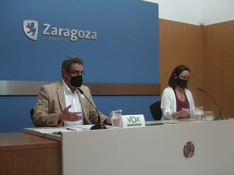 VOX Zaragoza cree que “Azcón decepciona, duplica estructuras y no reclama las deudas de la DGA”