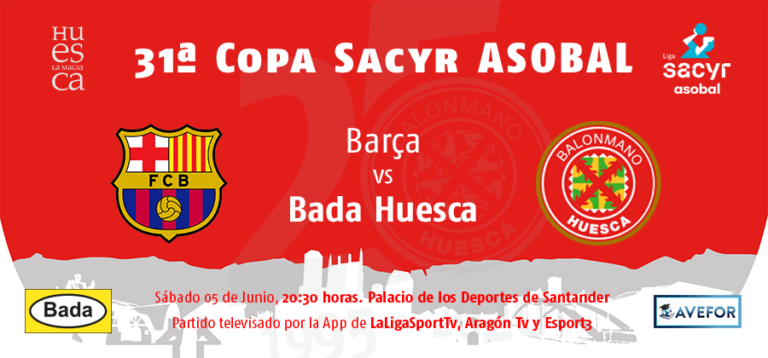 Bada Huesca comienza la andadura en la Copa Asobal ante el Barça
