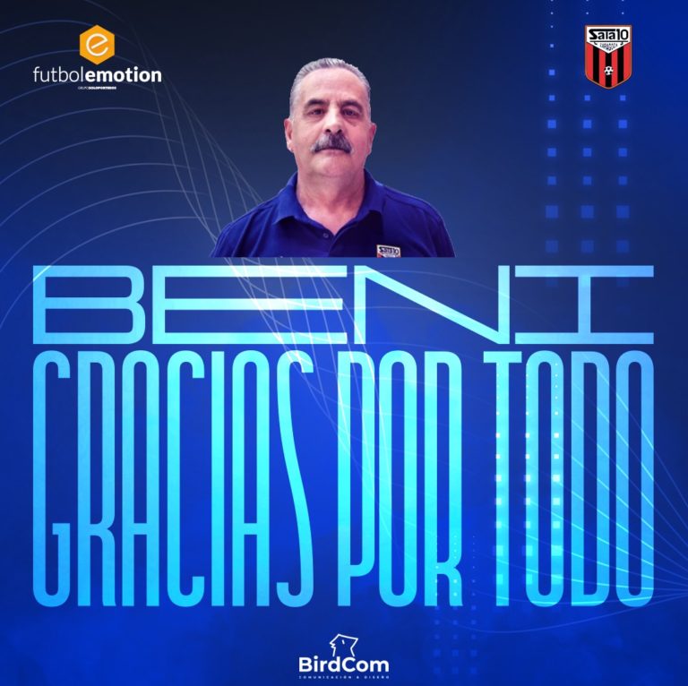 Beni, utillero del Fútbol Emotion Zaragoza, pone fin a su etapa en el equipo aragonés