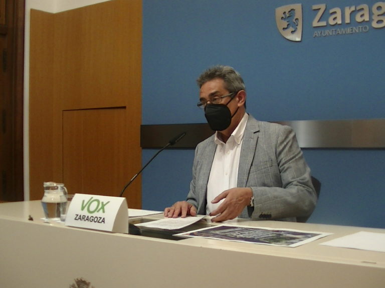 VOX Zaragoza se opone a la ampliación de las zonas de estacionamiento de pago