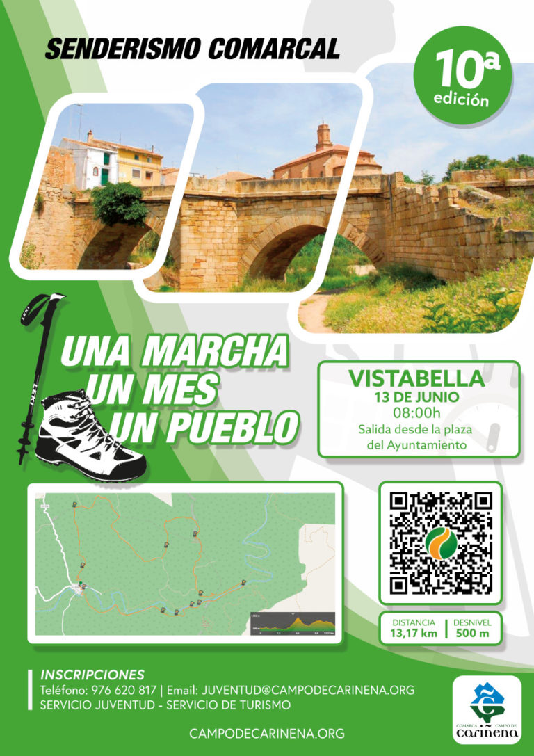 ‘Una marcha, un mes, un pueblo’, a punto de cerrar su décimo ciclo en la Comarca Campo de Cariñena