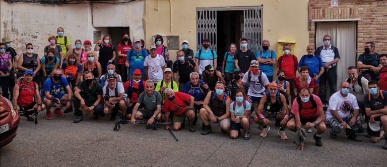‘Una marcha, un mes, un pueblo’ reúne a más de 500 personas en la Comarca del Campo de Cariñena