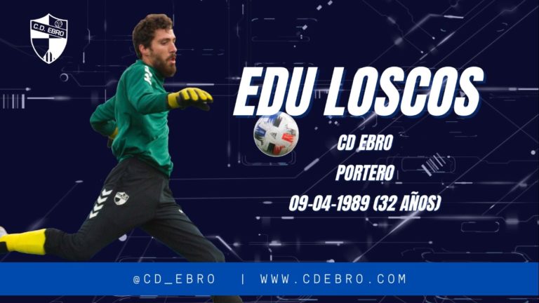 Eduardo Loscos renueva con el CD Ebro una temporada más