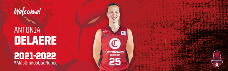 Antonia Delaere, tercer fichaje para la próxima temporada de Casademont Zaragoza