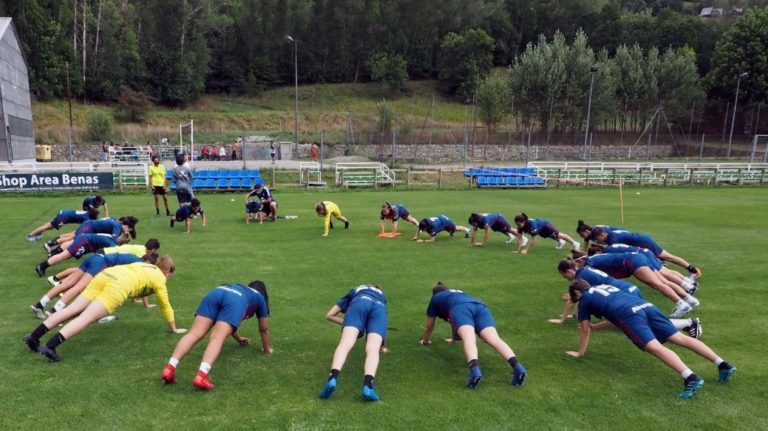 La pretemporada de la SD Huesca Femenino echa a rodar