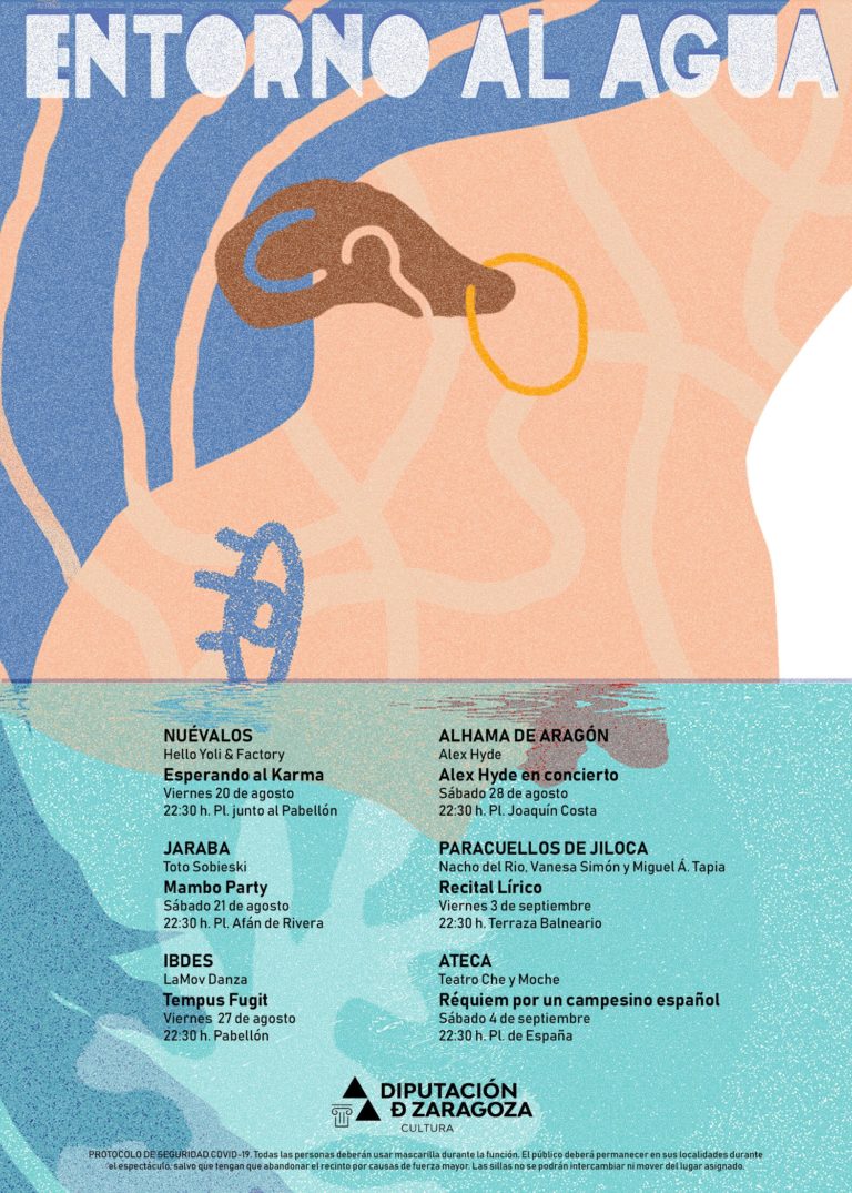 La Diputación de Zaragoza llenará de música, teatro y danza la zona de los balnearios con el ciclo En Torno al Agua
