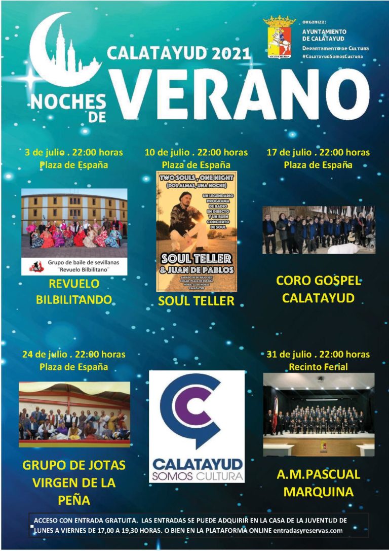 Vuelven las Noches de Verano con una apuesta por el talento local