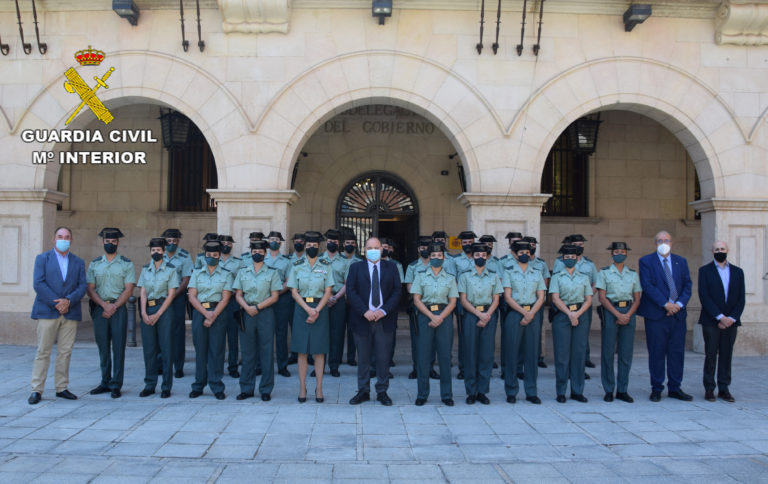 La Guardia Civil de Teruel incorpora a 28 nuevos agentes, que reforzarán las unidades de seguridad ciudadana en la provincia