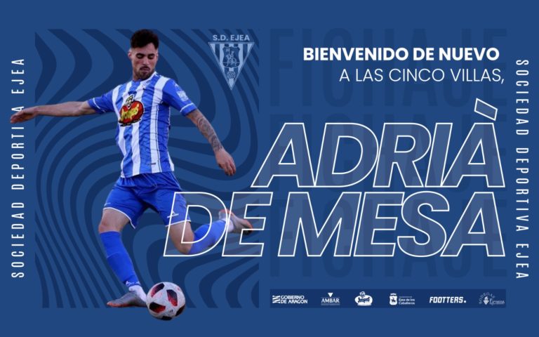 Adrià de Mesa Garrido refuerza el ataque de la SD Ejea