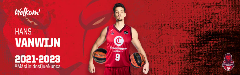 Hans Vanwijn, tercera incorporación de Casademont Zaragoza