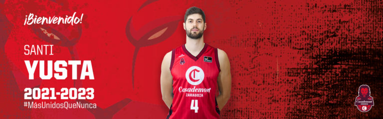 Santi Yusta, primera incorporación para la temporada 2021/2022 de Casademont Zaragoza