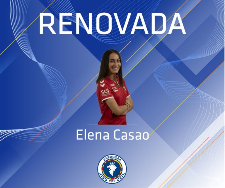 Elena Casao defenderá la portería del Zaragoza CFF, al menos, un año más