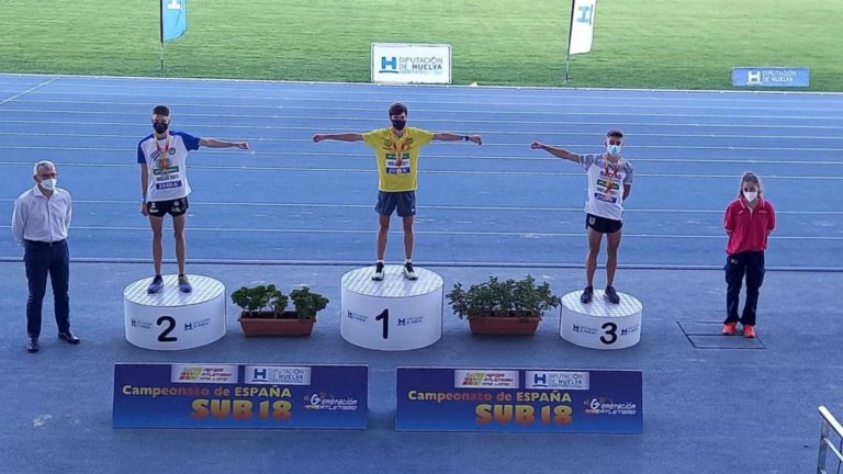 Sergio del Barrio, campeón de España Sub18 y récord de España en los 2.000 metros obstáculos