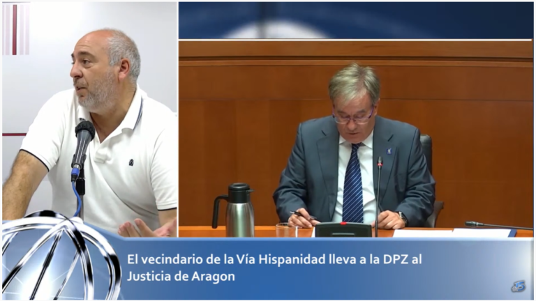 Alfredo Zaldívar sobre la calle Hayedo: «No hay mala fé por parte de la Diputación, la disposición ha existido siempre»