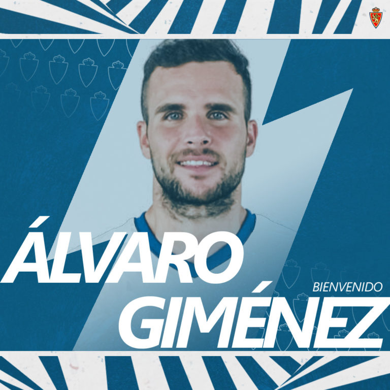 El Real Zaragoza hace oficial la llegada del delantero Álvaro Giménez