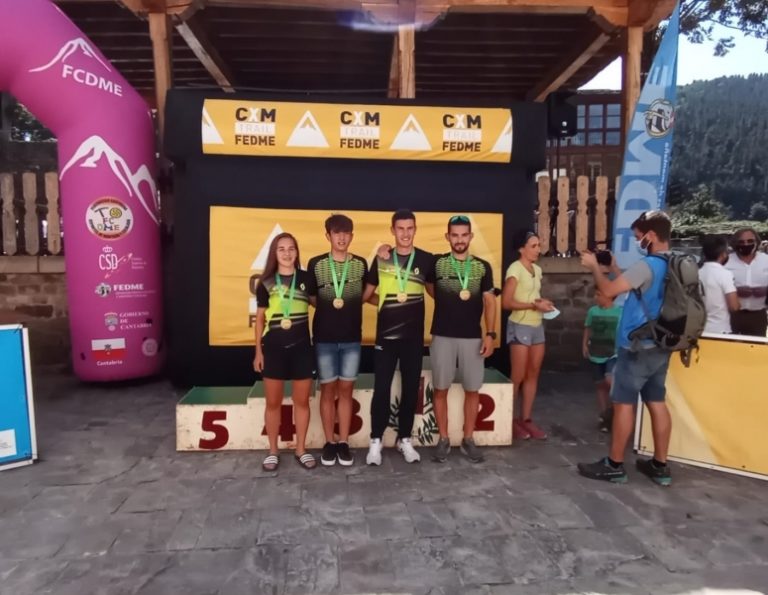 Tres oros y una plata para los aragoneses que han participado en el KV Castro Valnera