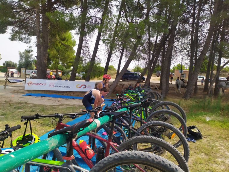Alcañiz ha acogido el Encuentro Nacional de Menores 2021 de Triatlón