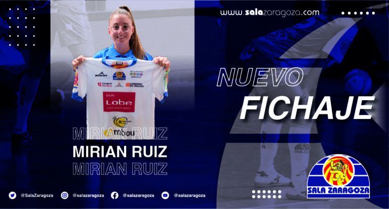 Mirian Ruiz, nuevo fichaje de Sala Zaragoza: «Estar aquí es un privilegio»
